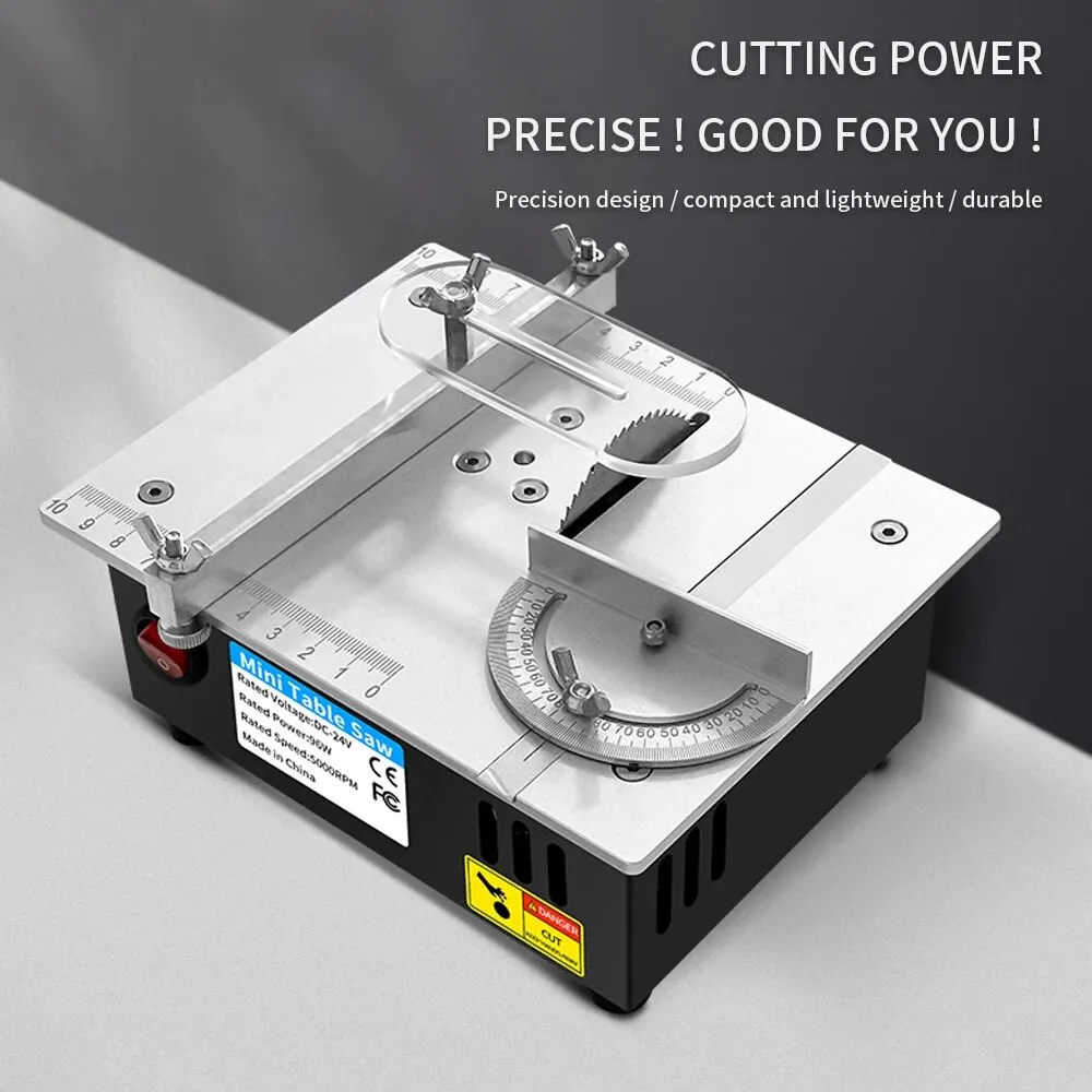 Table Saw Mini Multifunctional Electric Desktop DIY Cutting Tool Woodworking