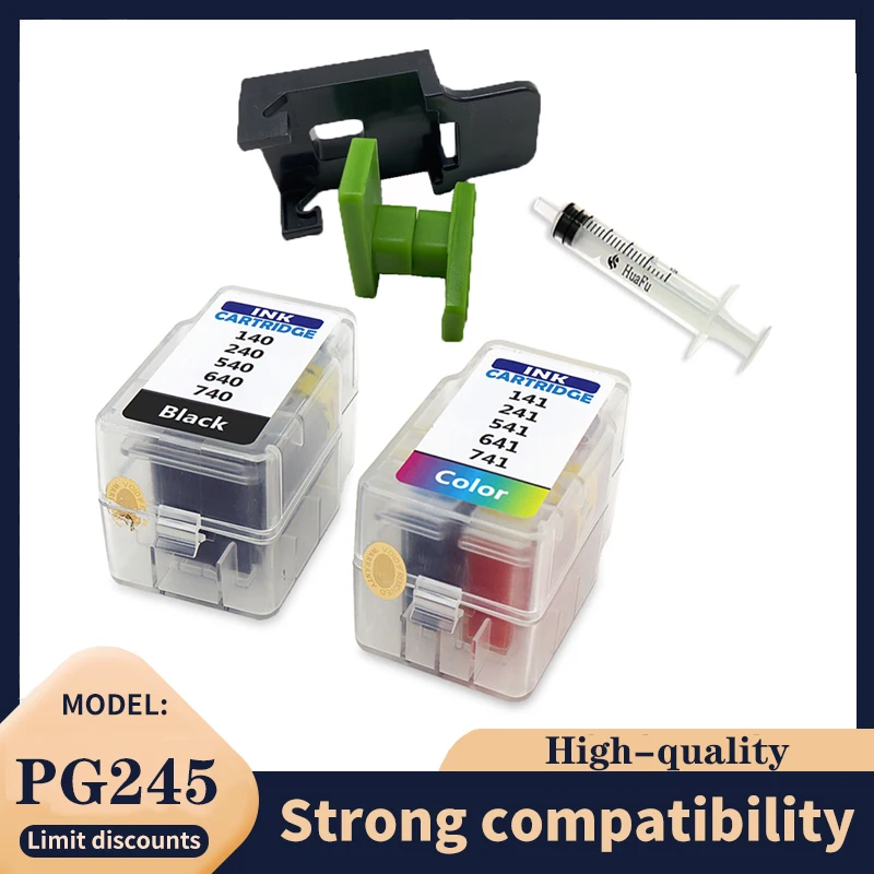 PG245 CL246 Smart Ink Cartridge Refill Kit For Canon PG-245 CL-246 For Canon MG2924 MX492 MG2520 TS302 TS3120 TS3122 Printer Supplies