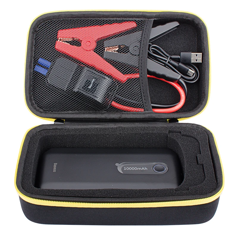 Baseus 1000A 자동차 점프 스타터 보조베터리 10000mAh 자동차 비상 부스터 시작 장치에 대한 최신 하드 EVA 여행 케이스