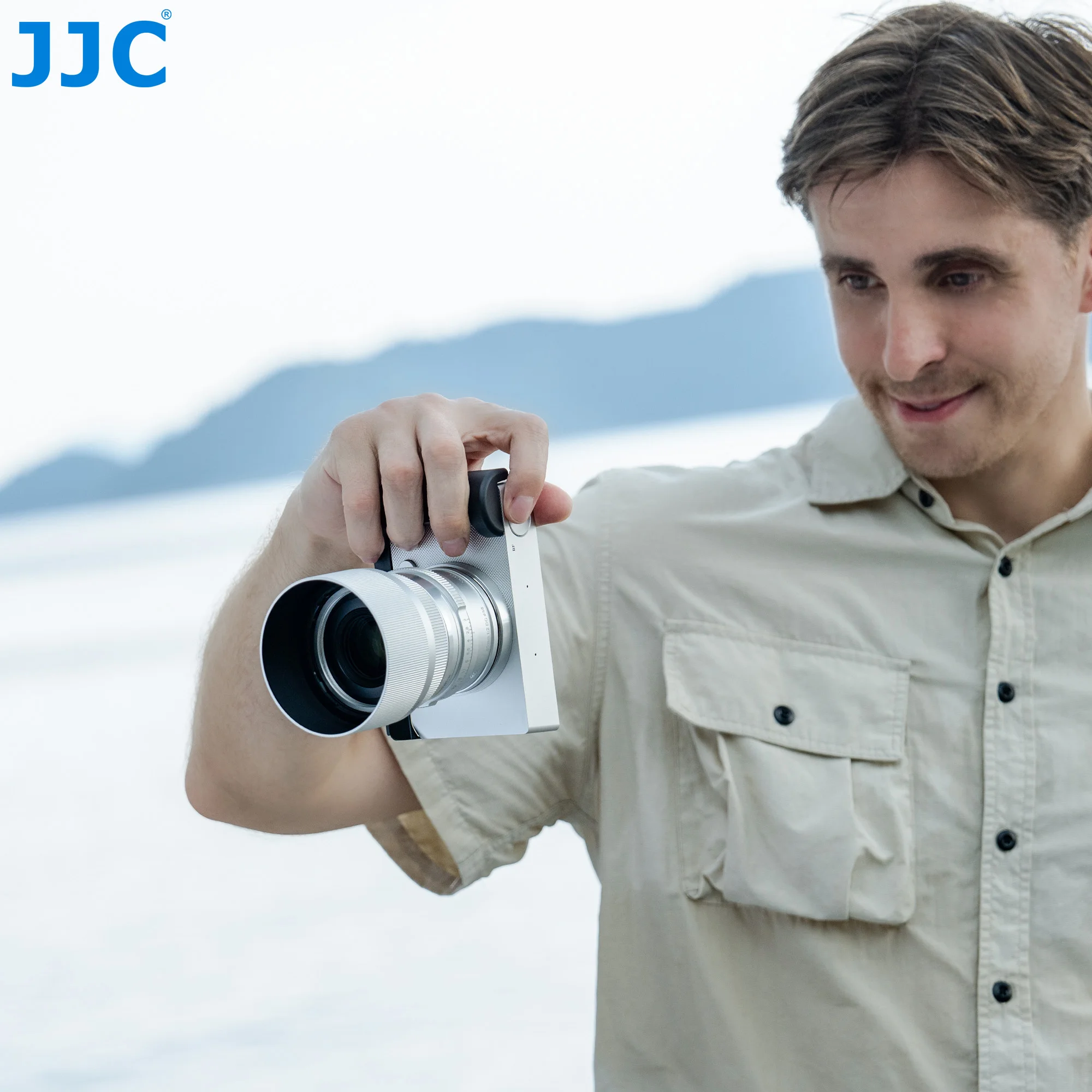 JJC Metall-Handgriff, L-förmiger Griff für Sigma BF-Kamera, Daumengriff, integrierte Schnellwechselplatte für Arca 1/4''-20 Gewinde, Schwarz – Detail 8