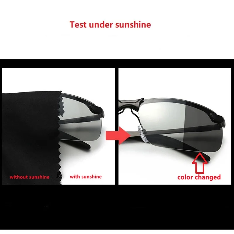 Men Women Photochromic Sunglasses Polarized Driving Chameleon Glasses Color Change Sun Glasses Day Night Vision Driver Eyewear driving glasses photochromic sunglasses night vision sunglasses polarized sunglasses