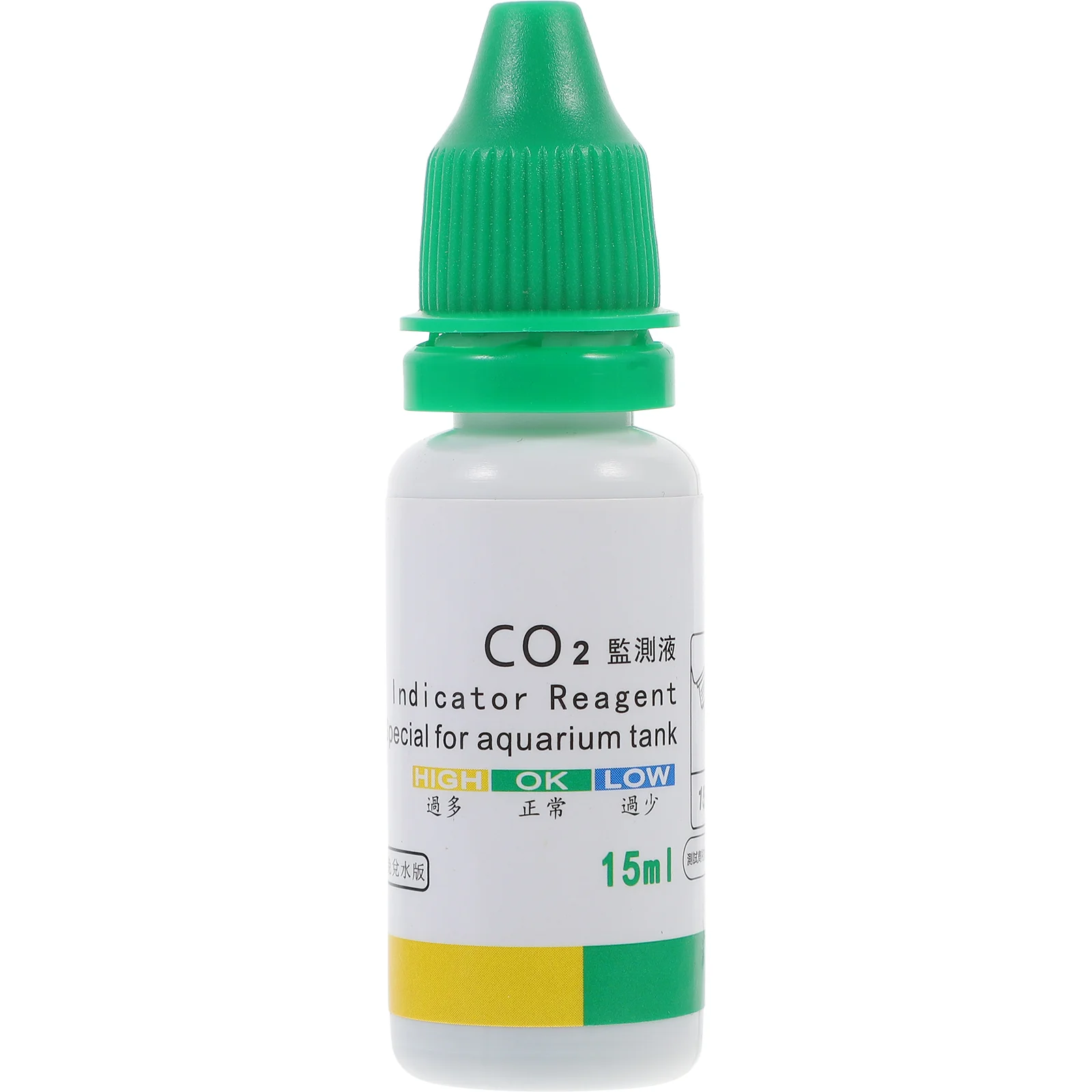 15Pcs Aquarium Water Test Kit Co2 Detection Solution Tester Fish Tank Quality Testing Supplies Indicator Tool Pet Products Water