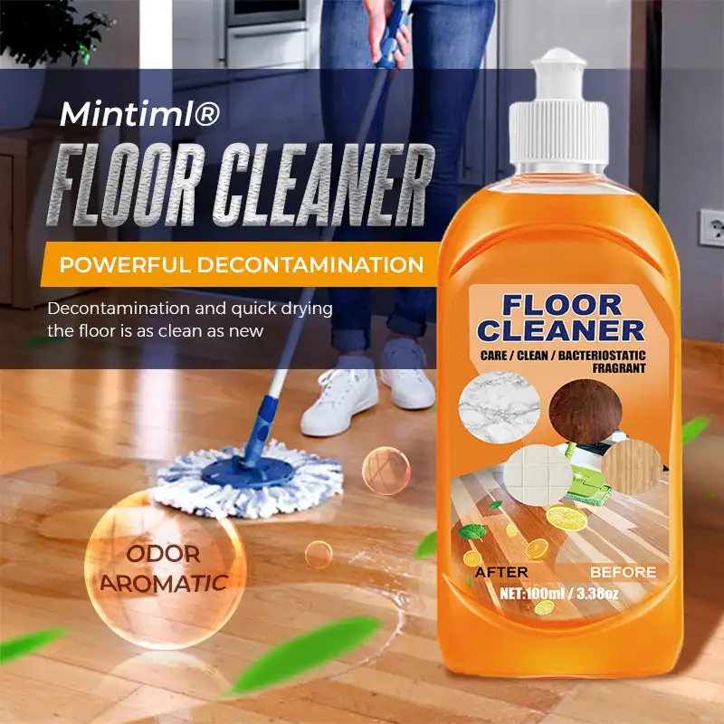 Floor Cleaner Liquid Solution Fragrant Power Decontamination Mop