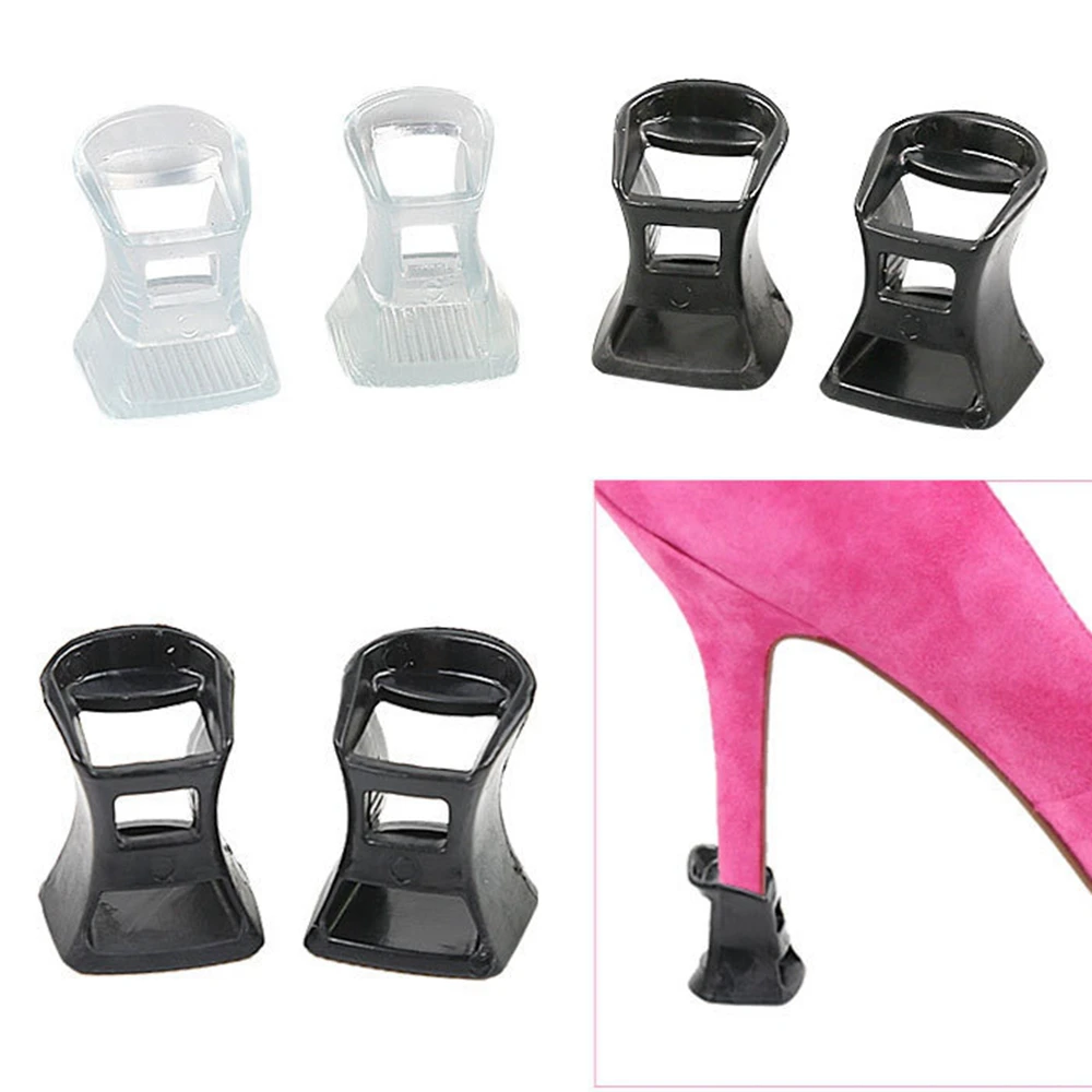 50 Pairs/Lot Hoof Heels Stoppers Classical Antislip PVC Stiletto Covers Heel Protectors For Bridal Outdoor Wedding Party Favor