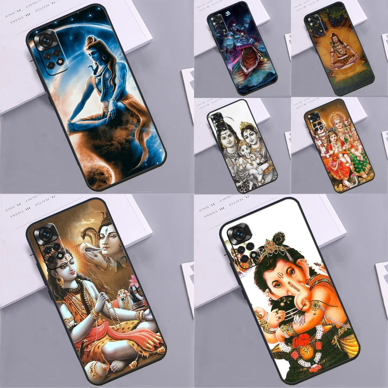 God Diety Hindu Ganesha Shiva Case Per Xiaomi Redmi Note 12 11 10 9 8 Pro 9S 10S 11S 12S Redmi 12 9C 10C 12C Cover Per Telefono