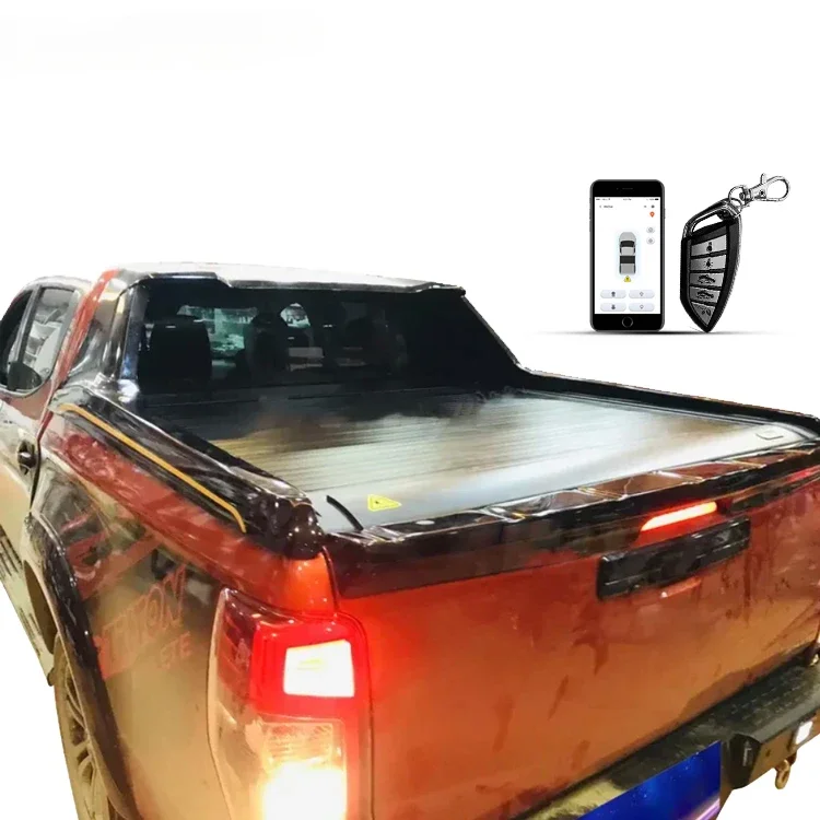 

Easy Installation Retractable Pickup Roller Lid Electric Tonneau Cover For Triton l200