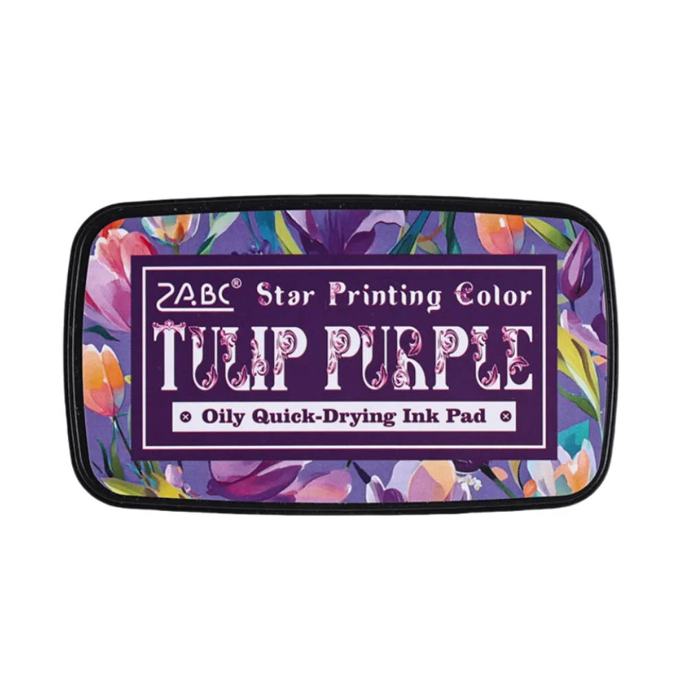 Vibrant Ink Pad for Stamps and Scrapbooking - Easy to Use School Accessory