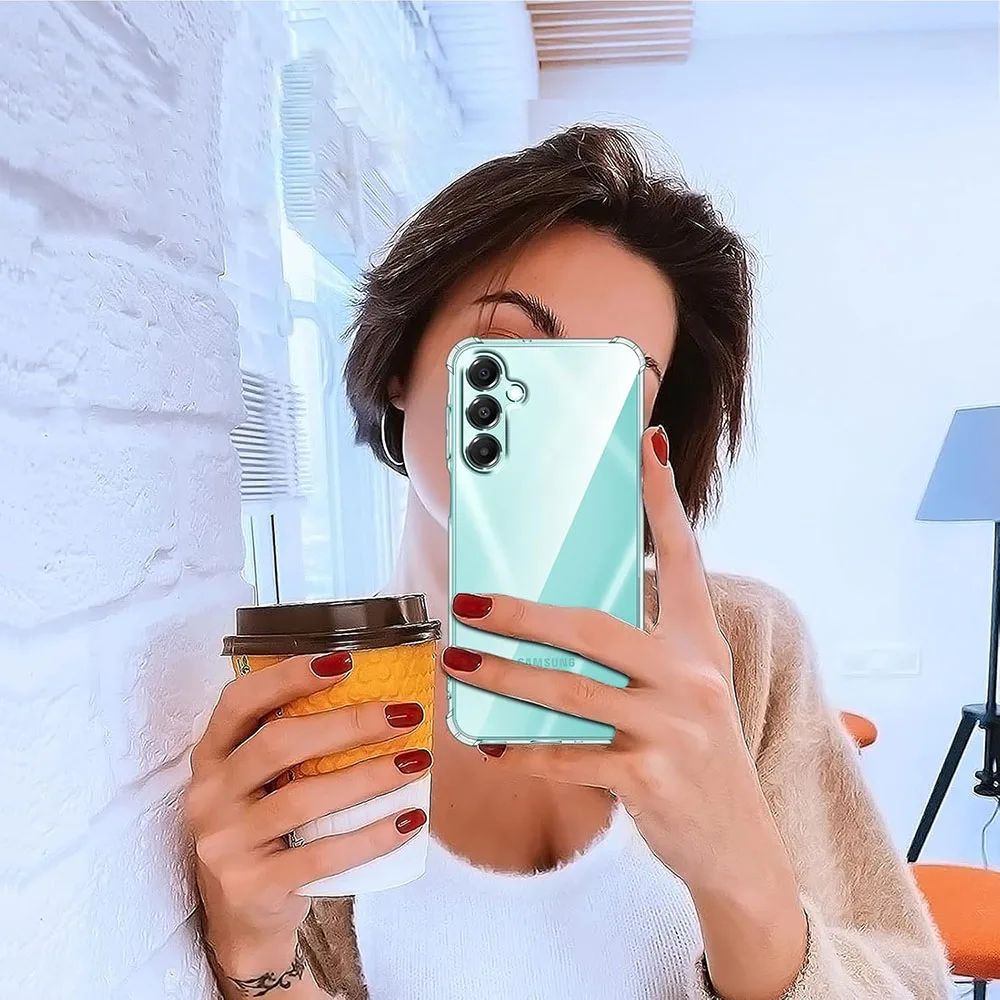 Phone Case Shockproof Soft Case Samsung Galaxy A16 A06 A26 A36 A56 A15 A25 A35 A55 A05s A54 A34 A14 A04s Luxury Silicone Clear Cover