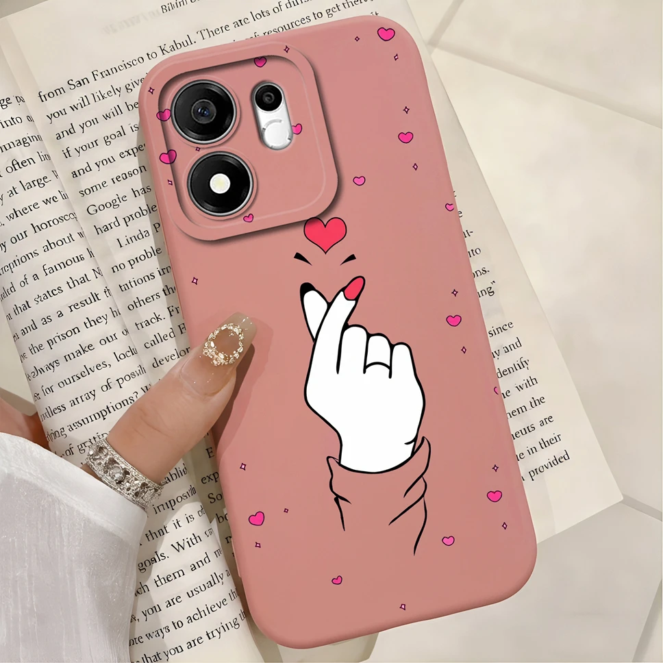 Heart Style Full Coverage Shockproof Silicone Phone Case