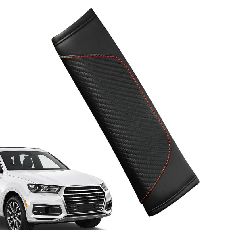 

Car Seat Belt Cushion Comfortable Carbon Fiber Car Seat Shoulder Strap Covers Car Seat Shoulder Strap Cover For SUV Truck Auto