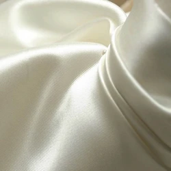 Elegant Red and Pink Mikado Satin Evening Dress Fabric - Twill Satin - 1M (Ivory color)