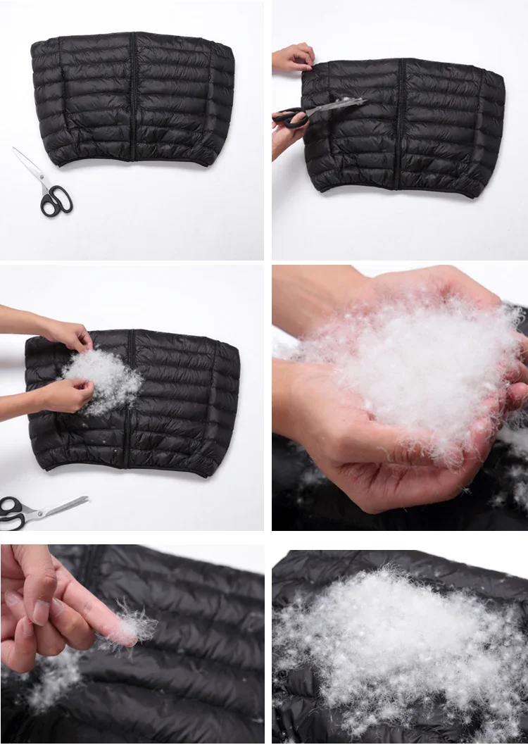 Description Picture 4 of itemUltra Light Slim Down Coat Women Winter Stand Collar Thin Jacket Windproof Padded Waistcoat Sleeveless Portable Duck Down Vest