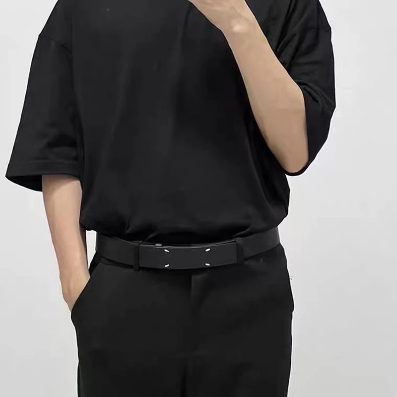 남녀공용 블랙 캐주얼 벨트, 핀 버클 청바지 벨트, 레트로 장식 스트랩, 럭셔리 패션, 2023 신제품