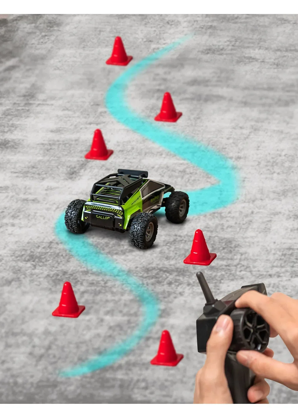 1:32 Mini High Speed 20km/h RC Car Dual Speed Adjustment Indoor Mode/ Professional Mode Travel Off-Road RC Cars Toys 5