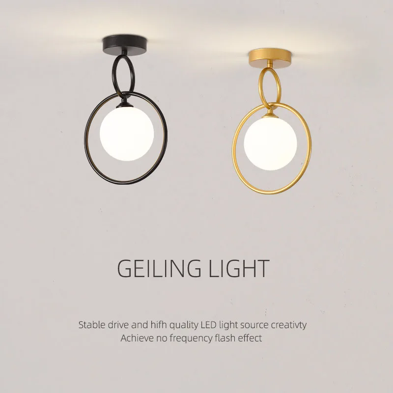 

Светильник Shineknot для коридора, лампа для балкона, бытовая техника, простая современная потолочная лампа в скандинавском стиле знаменитостей ZM