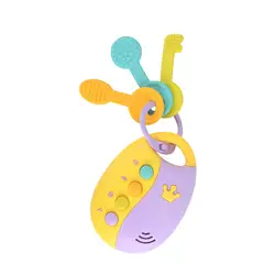 Remote Key Toy Portable Interactive Motor Skills Educational Key Toys for Baby 6 to 12 Months Kids Children Christmas Gift