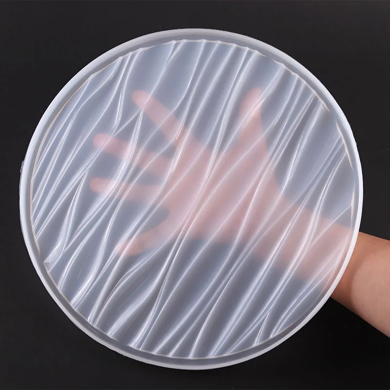 DIY U Shaped Fruit Tray Wave Dish Plate Silicone Molds for Making Uv Epoxy Plaster Concrete Coaster Mould Home Decor Crafts silicone mold