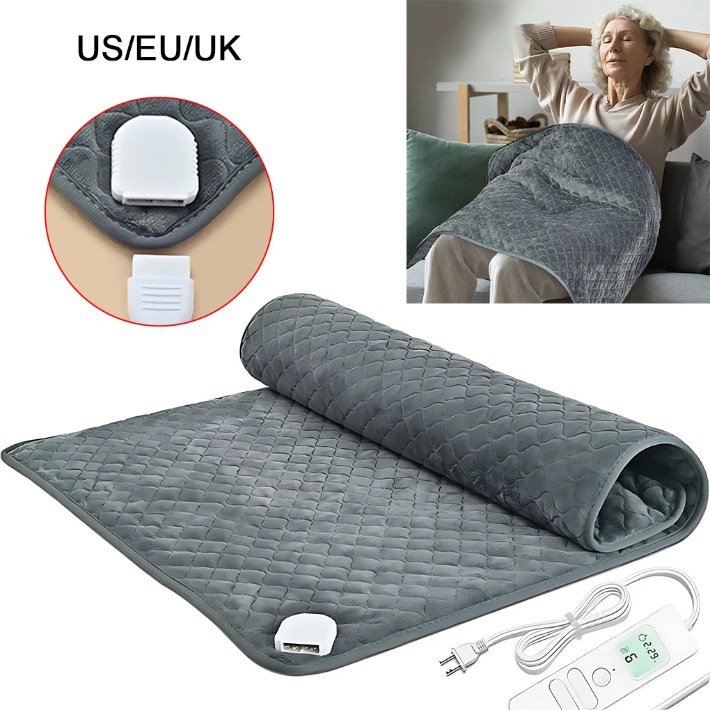

Electric Blanket and Quick Heating for Bed Auto Shutoff Automatic Protection Type Thickening Body Warmer Electric Blanket