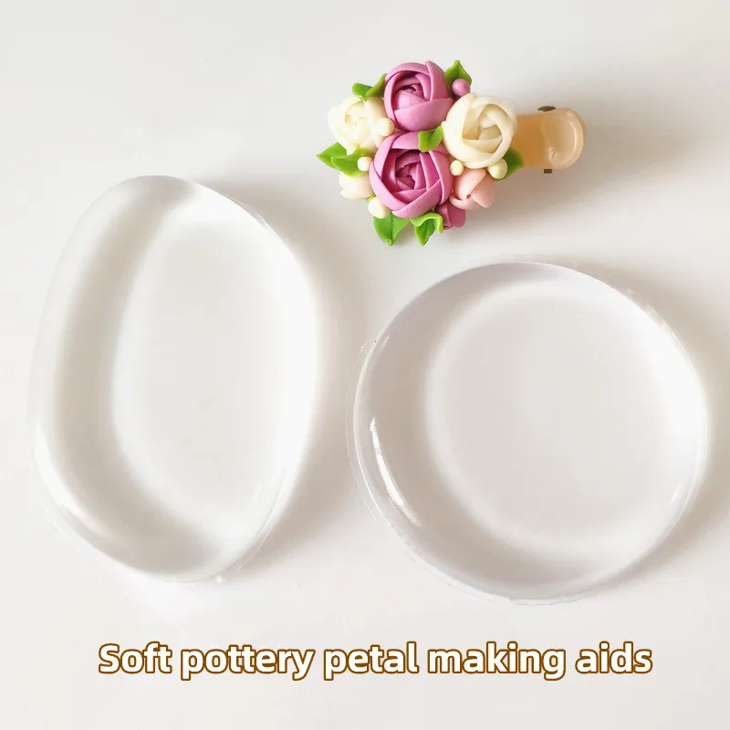 Pottery Tool Soft Silicone Pad Modeling Dotting Tool Polymer Clay Mold For DIY Ins Earrings Handicrafts Petal Making Accessories flower silicone mould silicone mold pottery tools clay tools clay accessory