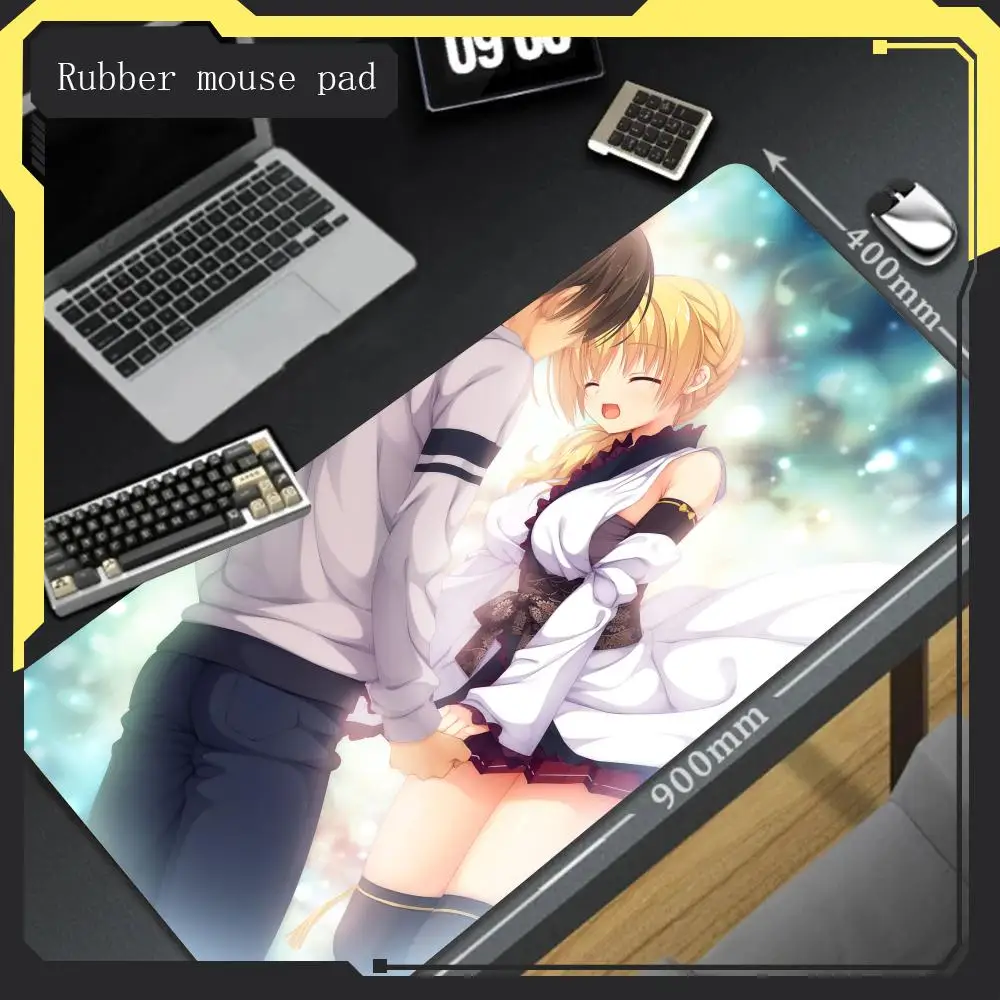 MousePad Senren-Banka Mouse Pad Comic and electronic game mouse pad is convenient to use with non slip and wear-resistant size