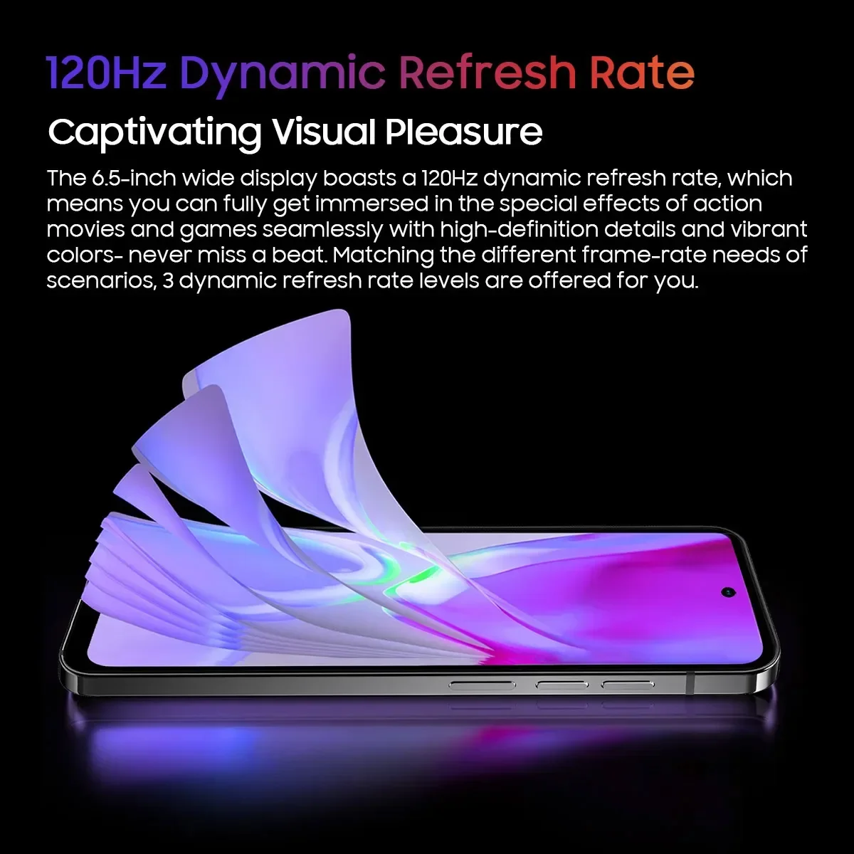 Blackview A96 Smartphone Android 13 8GB/12GB+256GB Mobile Phone 6.5Inch 2.4K Display Octa Core 4380mAh 48MP Camera Cellphone NFC