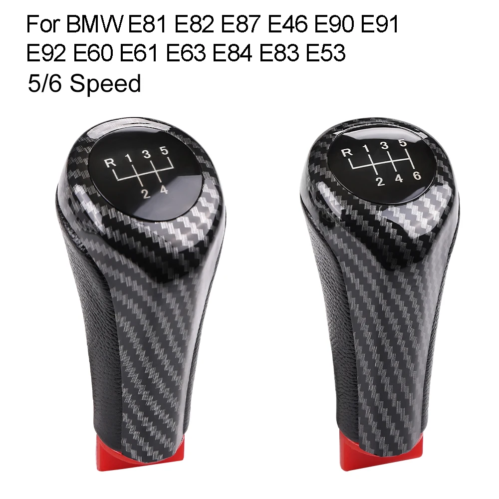 HCDSWSN 5 - Pomo de palanca de cambios para BMW 1 3 5 6 Series E30 E32 E34  E38 E39 E46 E53 E60 E63 E83 E84 E87