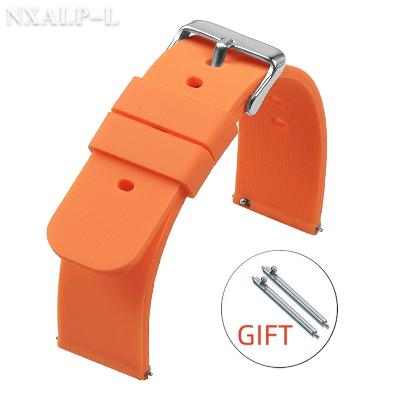 Quick Release Candy Color Silicone Watch Strap
