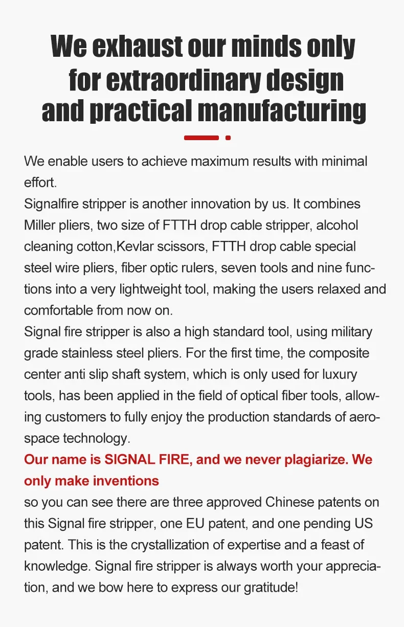 FTTH 9 in1 Stainless Steel Stripping Pliers Multifunctional Fiber Optic Strippin