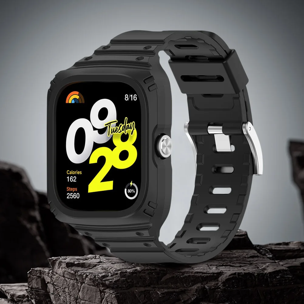 

Ремешок 2 в 1 для Redmi Watch 4 чехол + ремешок с защитой от пота