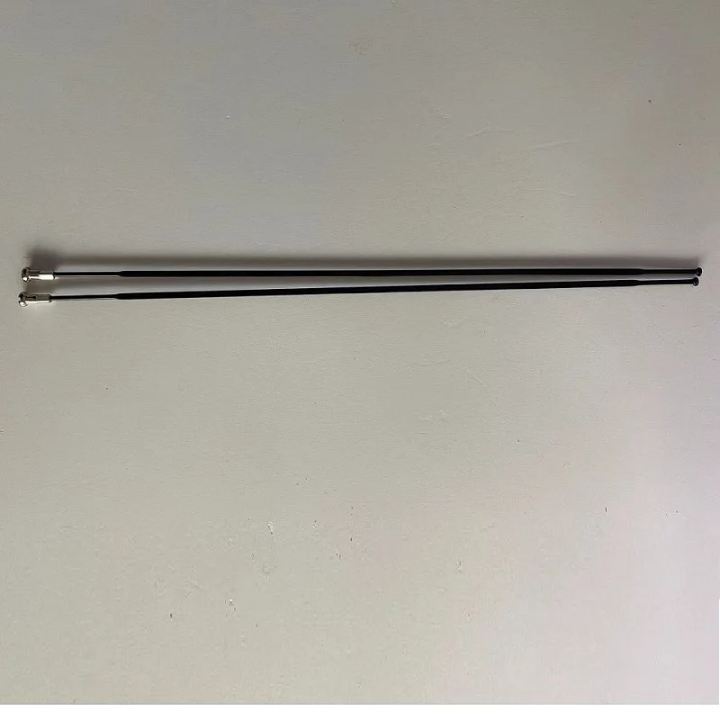 Bicycle spokes, broken wind spokes, straight head 2.3mm flat stainless steel, black small flat road bike bar 14G 2.0mm