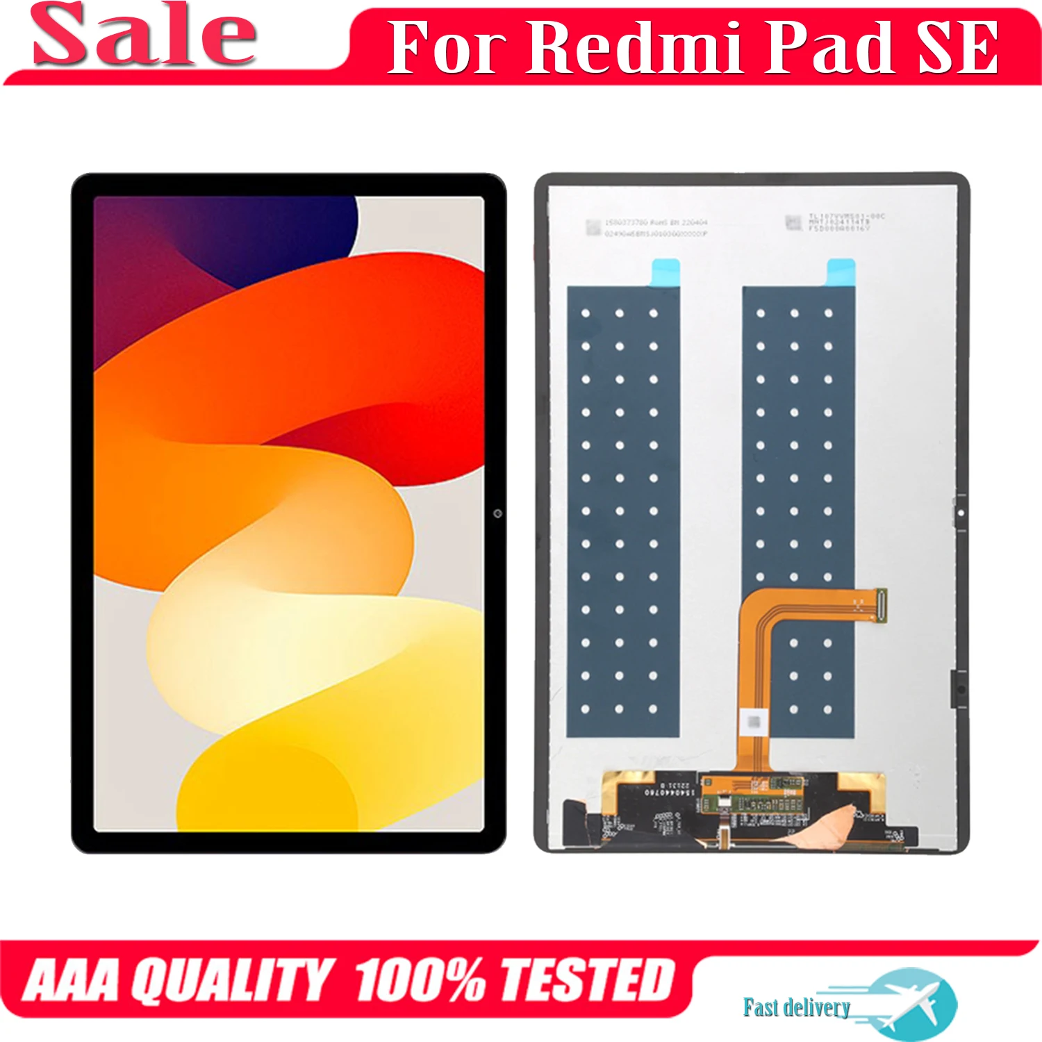 Display Lcd Original para Xiaomi Redmi Pad se Substituição da Tela Sensível ao Toque Montagem Digitalizador 110 em