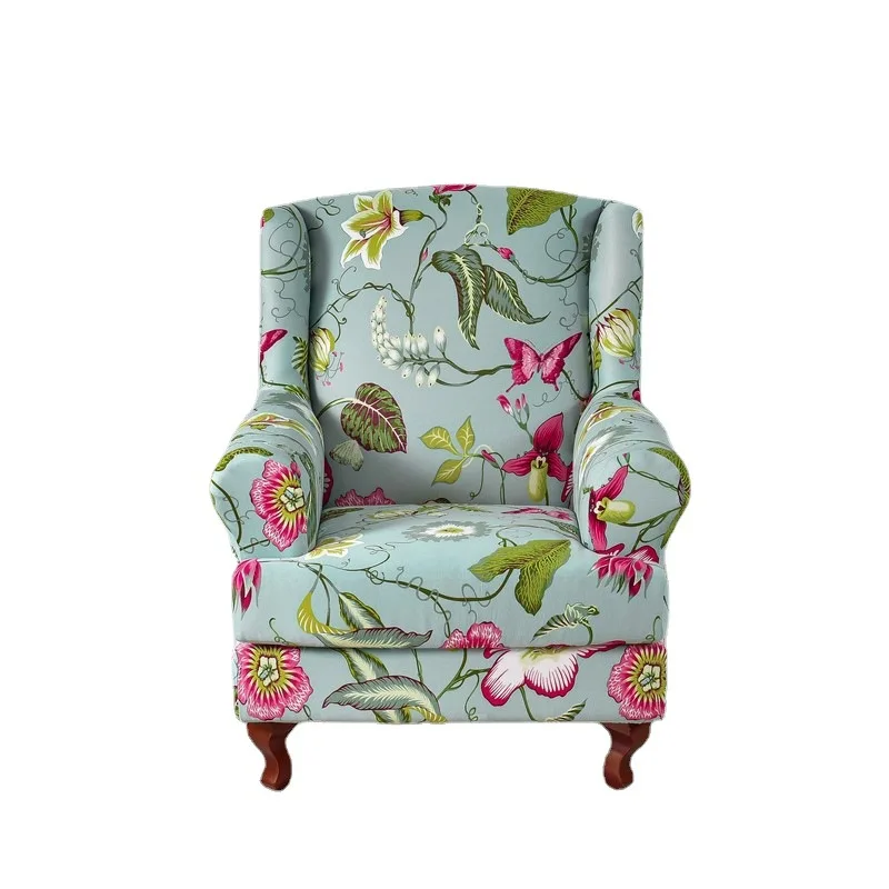 Single Sofa Chair Slipcovers Armchair Decoration Elastic Polyester Living Room Sofa Cover Stretch Floral Printed Couch Cover