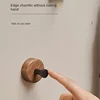 1/5Pcs Simple Solid Wood Hook Walnut Hanging Hanger Bathroom Wall Hook Bedroom Coat Storage Rack Home Towel Key Decoration Hook 3