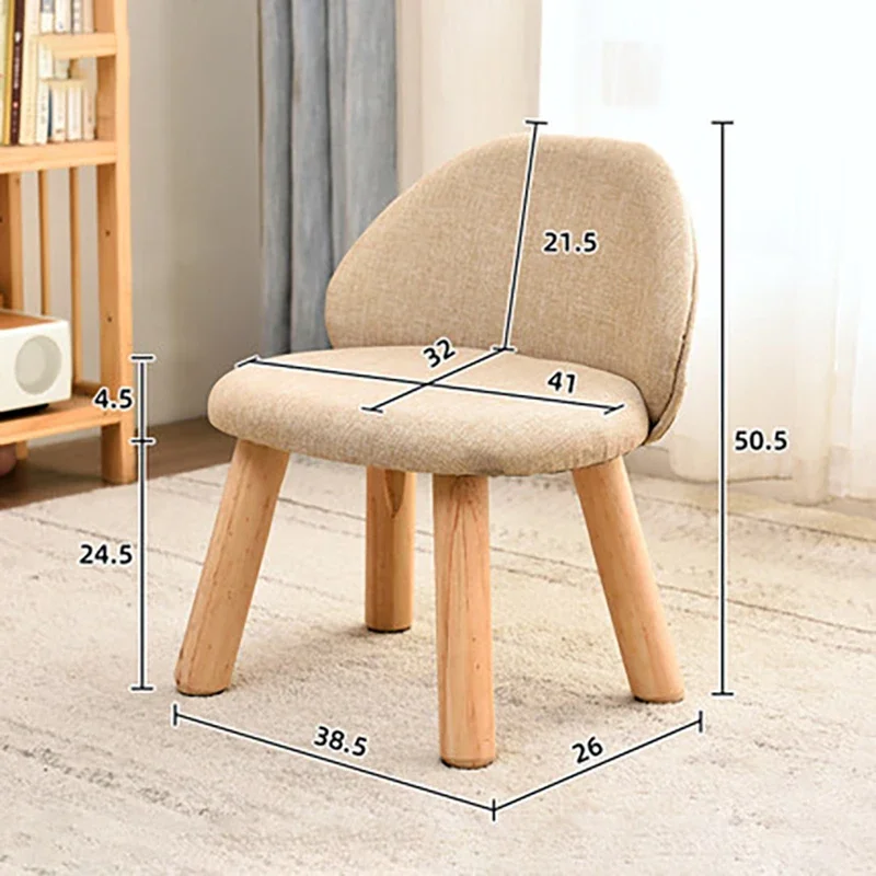 Kids Chairs Fabric Wooden Home Kitchen Children Chair For Eating Painting Children's Table And Chair стулья для кухни