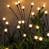 1pc 6/8/10LED Pack Solar Firefly Lights,Upgraded Solar Garden Lights Outdoor Waterproof Solar Swaying Landscape Outdoor Lights ﻿ 2