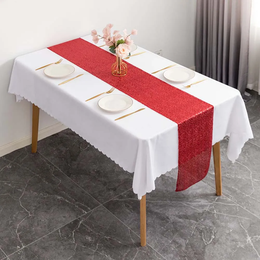 

Sparkling Glitter Sequin Tablecloth Perfect Decoration For Any Occasion