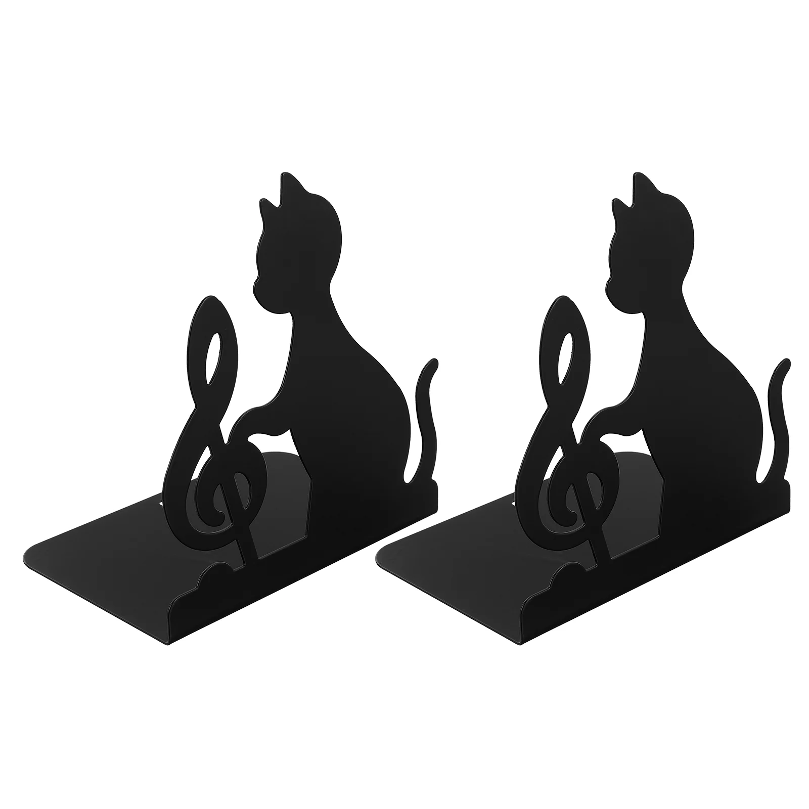 

Black Cat Bookend Bookends Shelves Adornment Ornament for Home Office Stoppers Kids Bookshelf