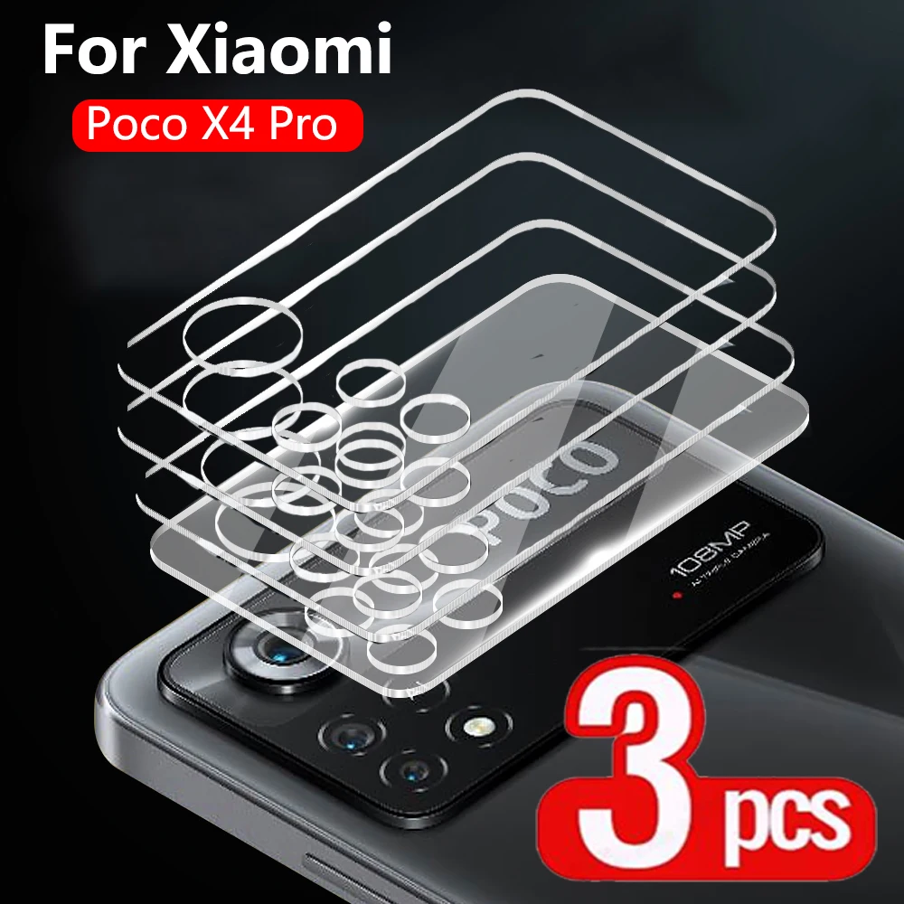 

Защитная пленка из закаленного стекла для задней камеры Xiaomi Poco X4 Pro