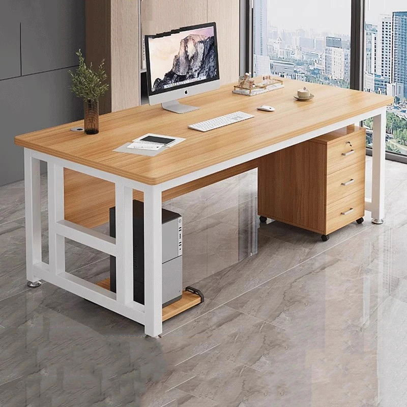 Modern Writing Office Desk Setup Supplies Luxury European Computer Desks Metal Executive Mesa De Computador Theater Furniture