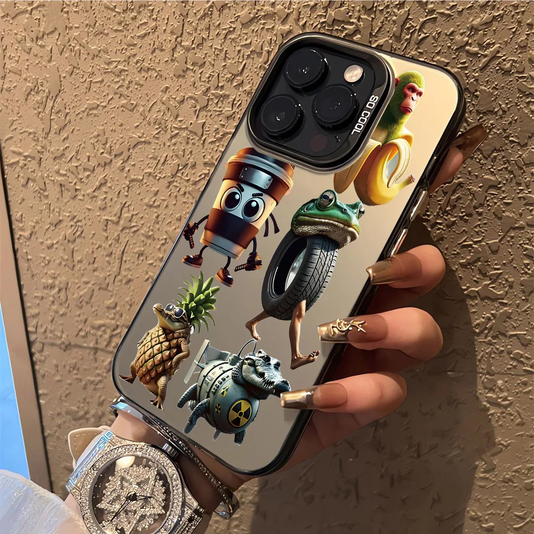 Abstract ITALIAN BRAINROT Matte Phone Case - New Stylish Protective Cover