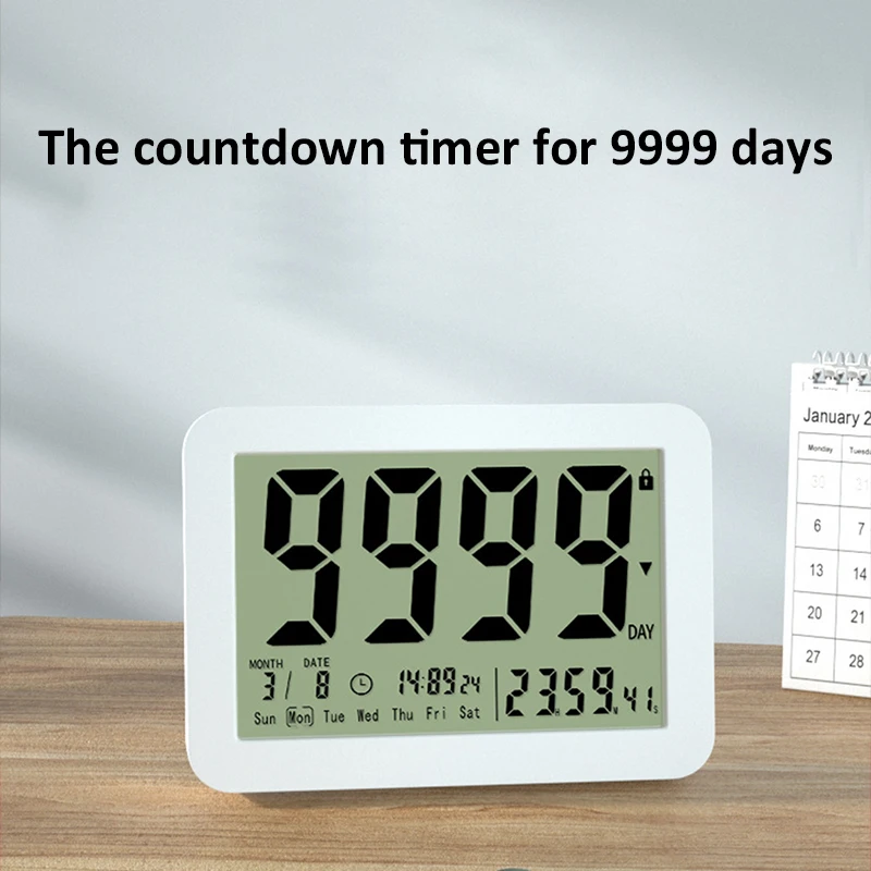 Ultimate Multi-Function Digital Countdown Timer for Vacations, Retirement, and Weddings
