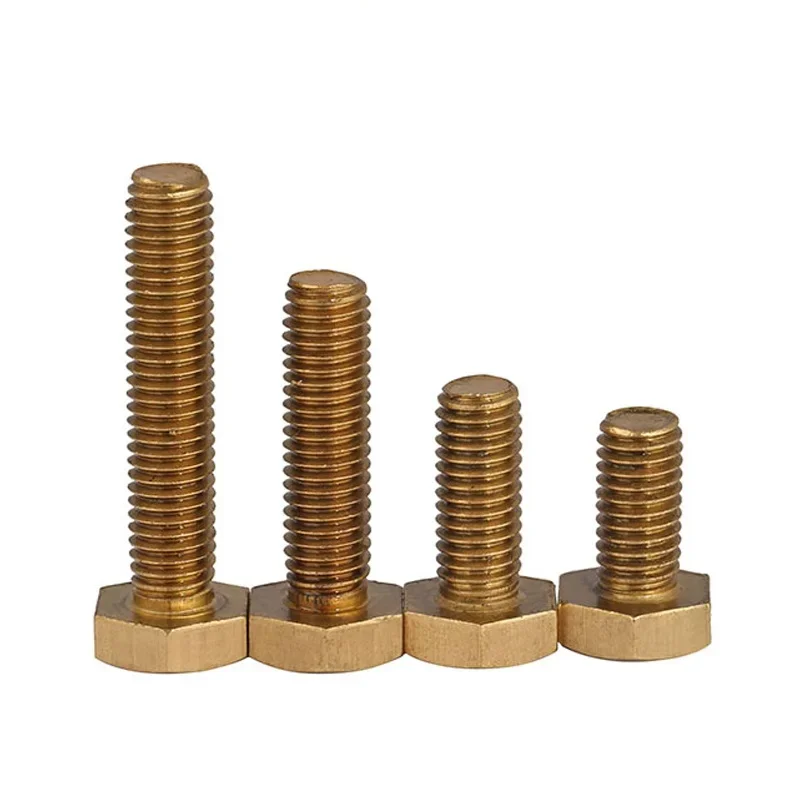 thumbnail: MACHSWON 10 Stuks Messing Zeskantschroeven M8 X 20 Mm - Voor Meubels, Auto's & Klussen