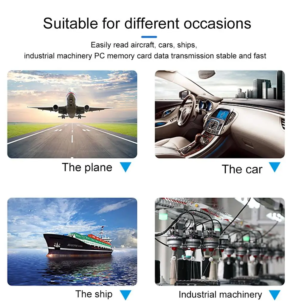 

Card Viewer With Cable No-driver Multi-Function Black Cards Supports USB Professional Adapter Laptop Computer Accessories