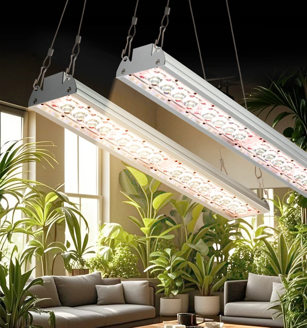 Vollspektrum-LED-Wachstumslicht, 80 W, 160 W, Wachstumslampe für Gewächshauspflanzen, SMD2835, hohe Farbwiedergabe, Beleuchtung für Gemüseblumen – Detail 1