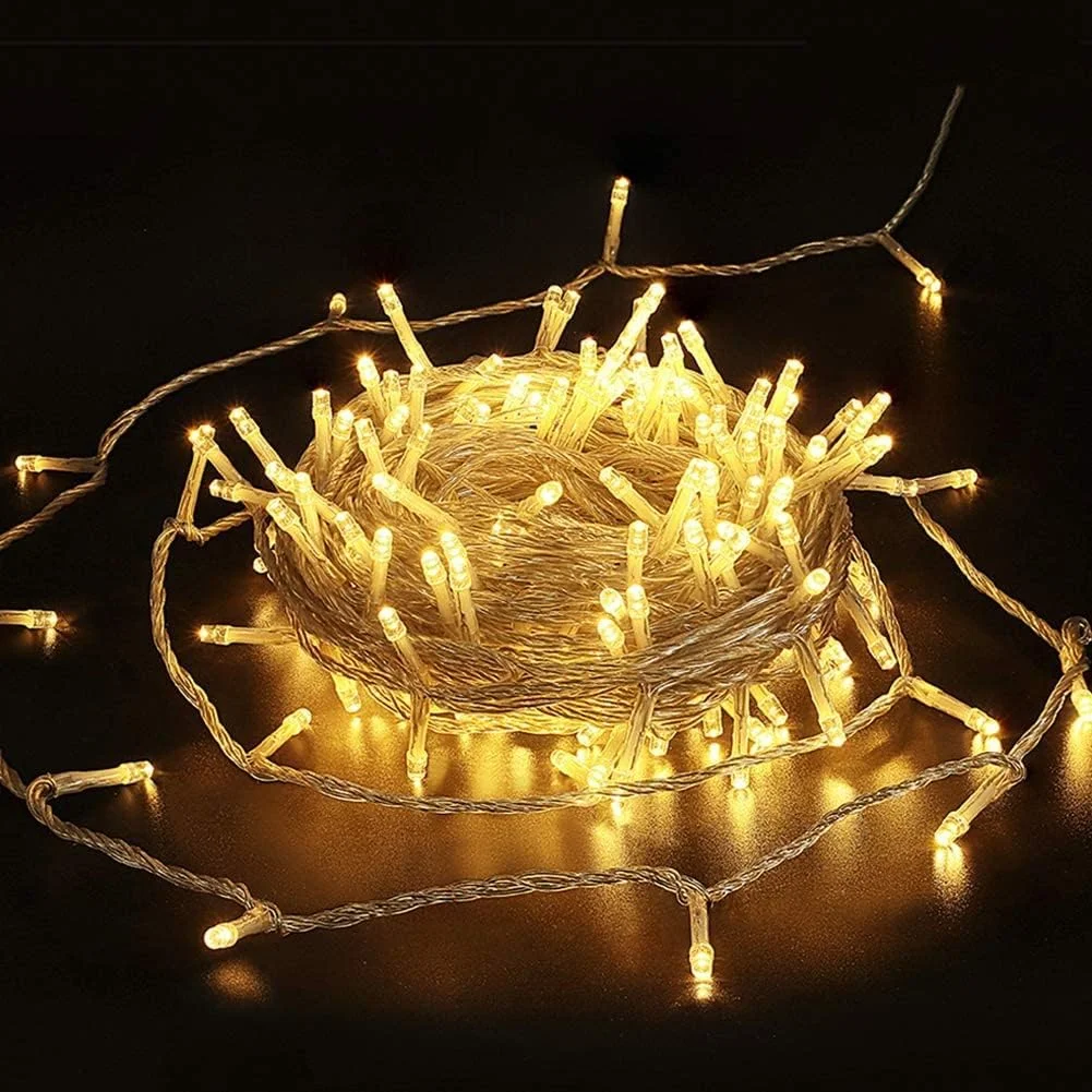 Luminous Waterproof Battery-Powered LED Fairy String Lights for Indoor & Outdoor Decor