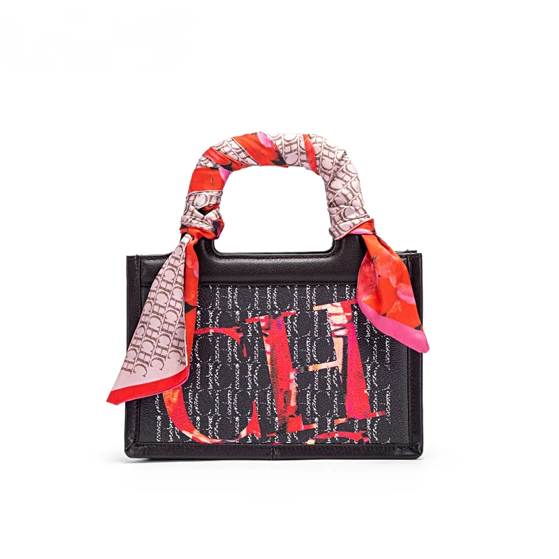 CHCH Brand Women's Handbag Luxury Design Vintage Printed Letter