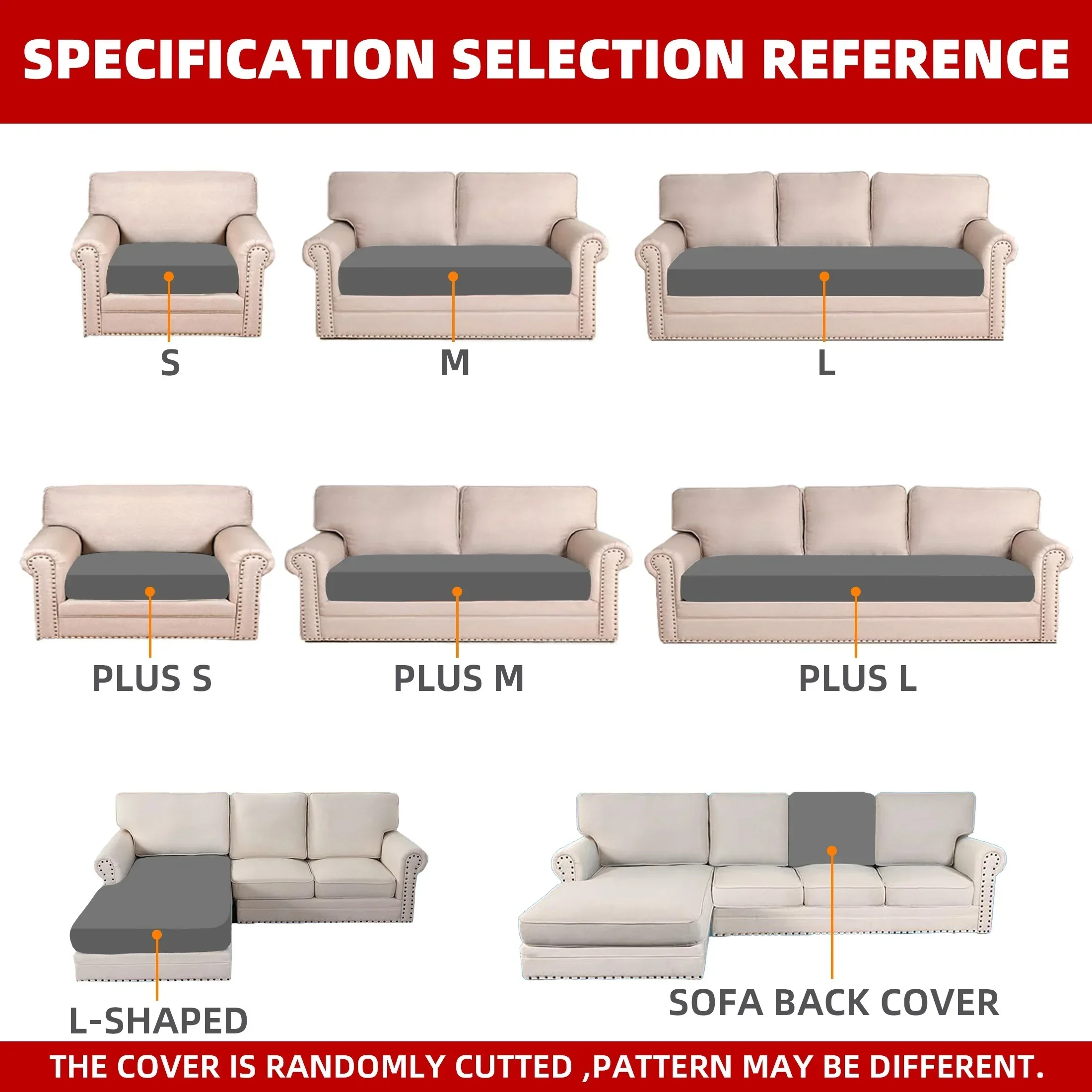 1pc  Solid Milk Silk Elastic Sofa Cover, Four Seasons Universal Sofa Slipcover 3