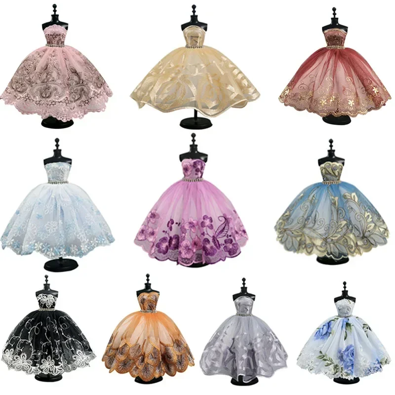 Fashion Ballet Tutu Dress For 11.5" Doll Outfits Clothes 1/6 Doll Accessories Rhinestone 3-layer Skirt Ball Party Gown Girl Toy doll accessories,doll clothes,doll clothes accessories,barbie doll clothes