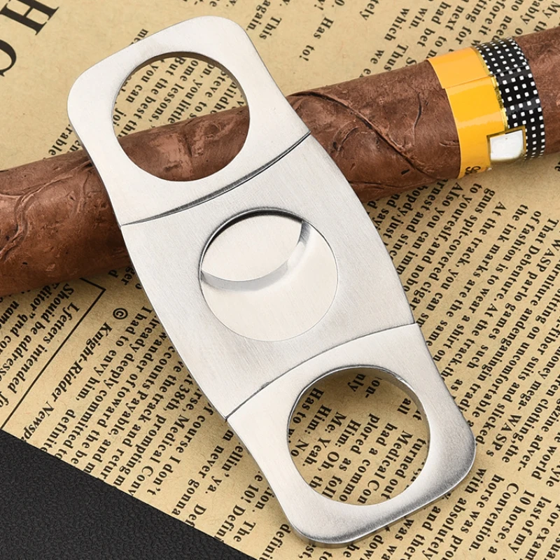 

Portable Stainless Steel Cigar Cutter, Comfortable Grip Pliers Tool Accessories Sharp Cigar Clip Cool Gadgets Cigar Knife