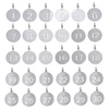 1-100 Stainless Steel Round Number Labels Hollow Out Number Plates Key Label Tags Chain Labels for Suitcase Identifiers Hanging 2
